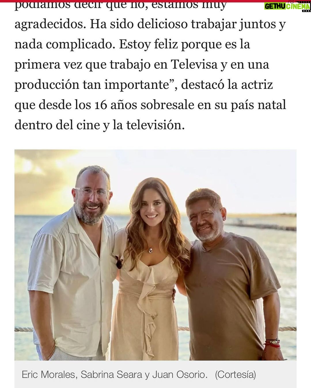 Sabrina Seara Instagram - Primera vez juntos en pantalla @danielelbittar 🎬 en una historia que no se pueden perder #elamornotienereceta Gracias @quiencom por este reportaje les comparto el link en mi biografía @agenciaipress