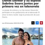 Sabrina Seara Instagram - Primera vez juntos en pantalla @danielelbittar 🎬 en una historia que no se pueden perder #elamornotienereceta Gracias @quiencom por este reportaje les comparto el link en mi biografía @agenciaipress