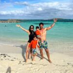 Sabrina Seara Instagram - No importa donde y cuándo pero siempre juntos 💞🌊☀️ mis personas favoritas. Aunque si es en el crucero más grande del mundo mejor😂 #iconoftheseas #royalcaribbeancruise Cococay, Bahamas