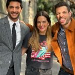 Sabrina Seara Instagram - En el set con este dúo dinámico 🎬 Esteban & Kenzo #elamornotienereceta Mexico City, Mexico