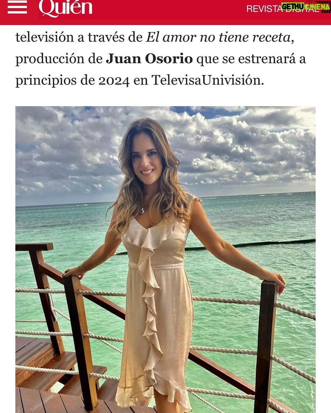 Sabrina Seara Instagram - Primera vez juntos en pantalla @danielelbittar 🎬 en una historia que no se pueden perder #elamornotienereceta Gracias @quiencom por este reportaje les comparto el link en mi biografía @agenciaipress