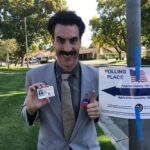 Sacha Baron Cohen Instagram - I voted, Great Success. #vote #kazakhelectioninterference @jimmykimmellive
