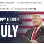 Sacha Baron Cohen Instagram - A message from your President @realdonaldtrump on Independence Day. Happy July 4th.