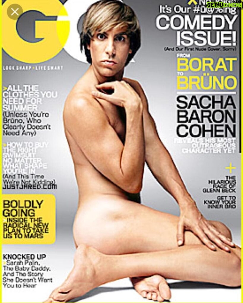 Sacha Baron Cohen Instagram - I don’t know what about the cover made this the lowest selling GQ in a decade. #gaypride