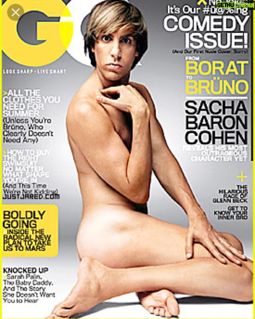 Sacha Baron Cohen Instagram - I don’t know what about the cover made this the lowest selling GQ in a decade. #gaypride
