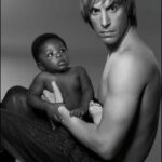 Sacha Baron Cohen Instagram - Beautiful, sweet, vulnerable und mit perfect skin. That’s what baby OJ is thinking about me here. Happy Vater’s Day.