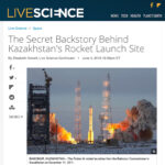 Sacha Baron Cohen Instagram - That’s Fake News, the rocket in the photo is Russian at a site leased from Kazakhstan. Kazakhstan does however have its own space program. In 2013 they attempted to be the first nation to put a horse into space. It reached an altitude of 300 meters and landed on a school. The cosmonaut in charge of the mission was Commander B. Sagdiyev.