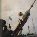 Sacha Baron Cohen Instagram - That’s Fake News, the rocket in the photo is Russian at a site leased from Kazakhstan. Kazakhstan does however have its own space program. In 2013 they attempted to be the first nation to put a horse into space. It reached an altitude of 300 meters and landed on a school. The cosmonaut in charge of the mission was Commander B. Sagdiyev.