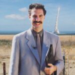 Sacha Baron Cohen Instagram - That’s Fake News, the rocket in the photo is Russian at a site leased from Kazakhstan. Kazakhstan does however have its own space program. In 2013 they attempted to be the first nation to put a horse into space. It reached an altitude of 300 meters and landed on a school. The cosmonaut in charge of the mission was Commander B. Sagdiyev.