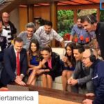 Sacha Baron Cohen Instagram - This morning on Despierta America watching a scene #thebrothersgrimsby Universal Studios