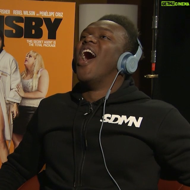 Sacha Baron Cohen Instagram - YouTube star @ksi watching a little clip from Grimsby - seems as if he liked it #Grimsbymovie #GrimsbyOMG