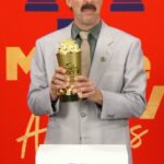 Sacha Baron Cohen Instagram - Thank you for honouring me with the Comedic Genius Award. Didn’t realise I’d be sharing it with those other guys #mtvawards @boratsagdiyev @mtv