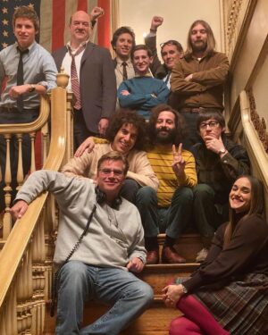 Sacha Baron Cohen Instagram - Thank you to the Screen Actors Guild for recognizing us. And to these incredible actors for providing me with an acting masterclass everyday. @yahya @michaelkeatondouglas @hitrecordjoe @kelvharrjr @mrjclynch #franklangella #eddieredmayne #markrylance #alexsharp #jeremystrong #sagawards