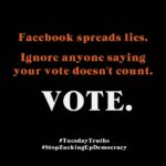 Sacha Baron Cohen Instagram - #TuesdayTruths #StopZuckingUpDemocracy