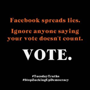 Sacha Baron Cohen Instagram - #TuesdayTruths #StopZuckingUpDemocracy