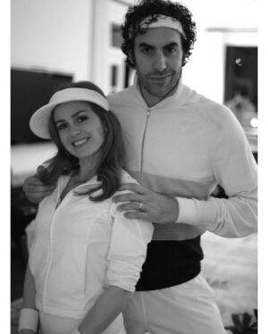 Sacha Baron Cohen Instagram - Happy Anniversary ❤️ 20 YEARS 

If there ever comes a day when we can’t be together keep me in your heart. I’ll stay there forever, 
Winnie the Pooh 

Happy Anniversary my love. I’m writing this rather than getting you a card. Our duration is largely due to our location - after all Hollywood is the bastion of lengthy marriages.