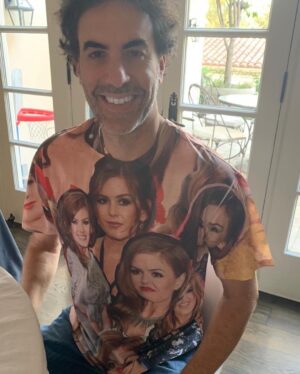 Sacha Baron Cohen Instagram - Happy Anniversary ❤️ 20 YEARS 

If there ever comes a day when we can’t be together keep me in your heart. I’ll stay there forever, 
Winnie the Pooh 

Happy Anniversary my love. I’m writing this rather than getting you a card. Our duration is largely due to our location - after all Hollywood is the bastion of lengthy marriages.