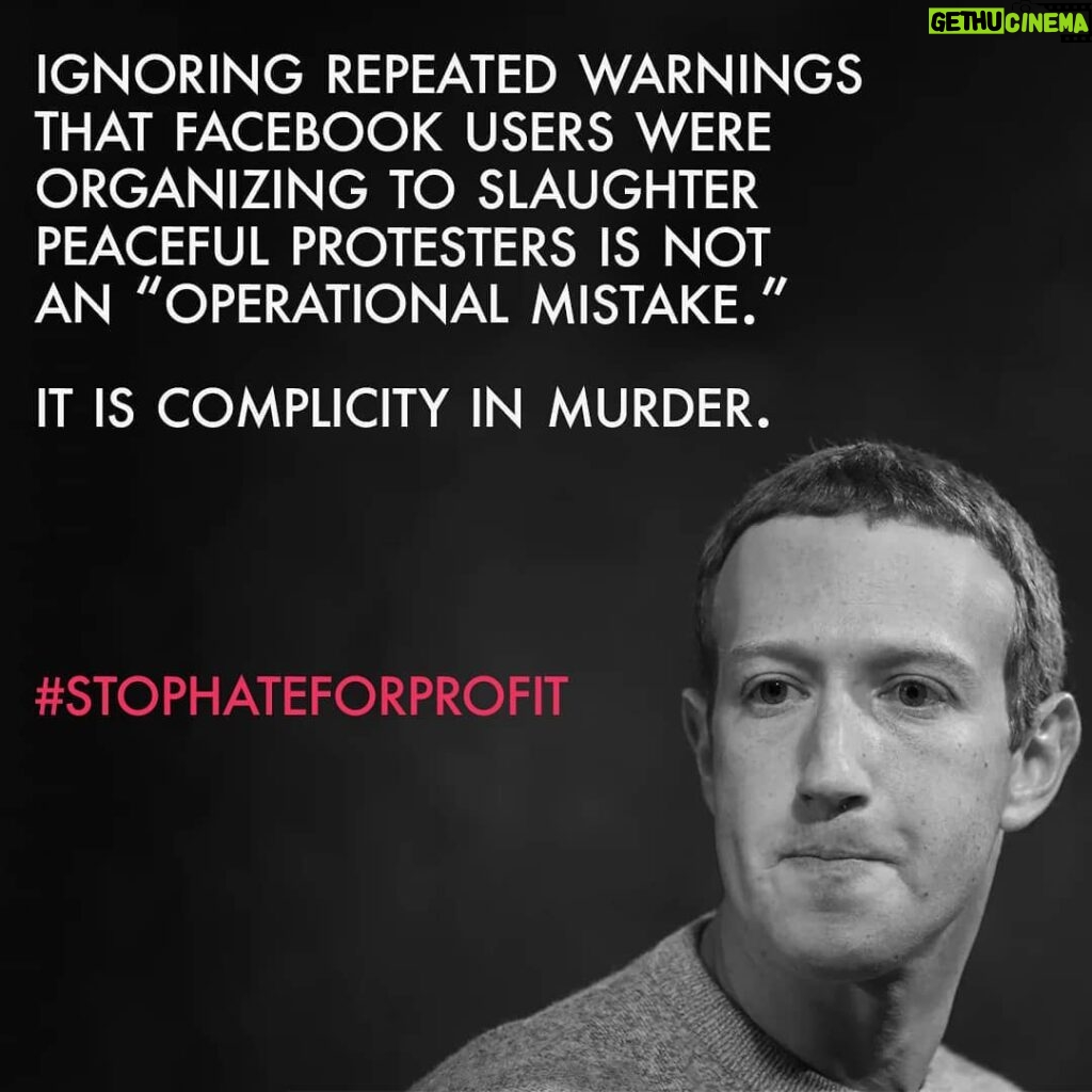 Sacha Baron Cohen Instagram - #StopHateForProfit