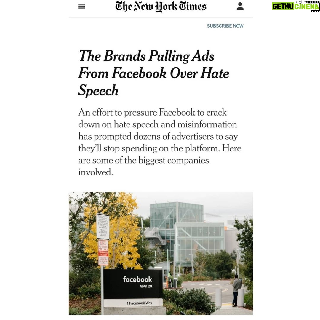 Sacha Baron Cohen Instagram - To put my last post into context... This July, every major company will have to decide: Advertise on Facebook and help Mark Zuckerberg profit off hate, racism & bigotry? Or take a stand for decency, equality & democracy? #StopHateForProfit Brooklyn, New York