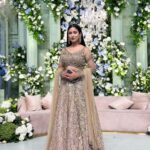 Safa Kabir Instagram - It was a bright golden event! Wearing: @butterflybyshagufta