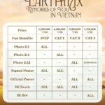 Sahaphap Wongratch Instagram – Begin with ‘Wonderful Day’, continue with ‘Fly to the Moon’ in order to create ”Memories of You“. 
As promise, let‘s gather again to meet Earth and Mix in Vietnam 

📣 EARTH MIX: MEMORIES OF YOU IN VIETNAM
🗓 30 March 2024
📍 Hoa Binh Theater
🎫 Ticket Available: 10 AM, 18 February 2024
🌏Website: www.goldenaent.com

🪐The fan benefits are also out now! Check it out!
Cheer up and get ready to grab a ticket for yourself.

#EMMemoriesofYouinVN
#EarthMix
#GMMTV
#GoldenAVietnam