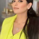 Sahar Al Sayegh Instagram - 💚 Suit @ghaly_fashion_designer Makeup @dina_aziz_makeupartist