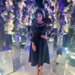 Sahar Al Sayegh Instagram - الف مليون مبروك حبيبتي بتول وهاني ربنا يسعدكم ويهنيكم ويفرح قلبكم تستاهلوا كل الخير❤️❤️ Dress by the most talented @basma_sleem_couture Hair by salwa ahmed Bag by @su_lugar_women Make up by john bahy Thanks dear all Nile Ritz Carlton Hotel