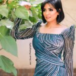 Sahar Al Sayegh Instagram - 💚💚💚 Photographer @arthousephotographyofficial Dress by @basma_sleem_couture Make up by @doha.mekky Hair by @fatenmohamedhairstylist Thanks dear all😘❤️