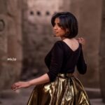 Sahar Al Sayegh Instagram - Photographer @hana_hafez.photography Outfit by @tayacouture Makeup @alsagheersalons @nohawagdi.makeup @hair @alsagheersalons @ahmed_alasmar55 @luxorafricanfilmfestival 🖤
