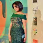 Sahar Al Sayegh Instagram - افتتاح الدوره الحاديه عشر من مهرجان الاقصر للسينما الافريقية . Dress by @tayacouture ❤️ Makeup by @nohawagdi.makeup Hair by @alsagheersalons @ahmed_alasmar55