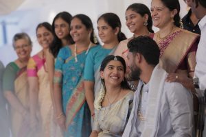 Sai Pallavi Instagram - My baby sister is engaged 🫢🥹 it’s going to take a lil while for that to sink in! 

Brother has no idea what he’s gotten into!
Good luck da @v1n33 🤭 
Welcome to the family❤️