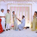 Sai Pallavi Instagram - My baby sister is engaged 🫢🥹 it’s going to take a lil while for that to sink in! Brother has no idea what he’s gotten into! Good luck da @v1n33 🤭 Welcome to the family❤️