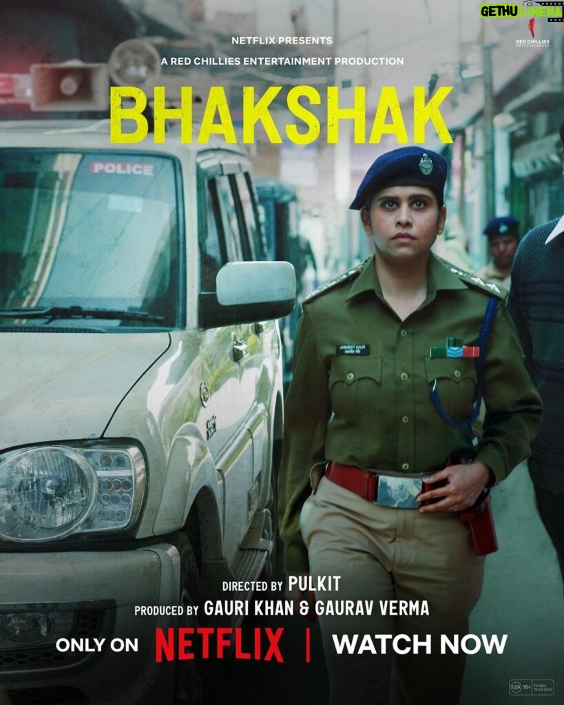 Sai Tamhankar Instagram - 🚨 Jasmeet Gaur is on duty! The chase for the Bhakshak has begun! #Bhakshak a film inspired by true events, is now streaming only on Netflix! #saitamhankar #bhakshak #jasmeetgaur #watchnow #worldwide #netflix