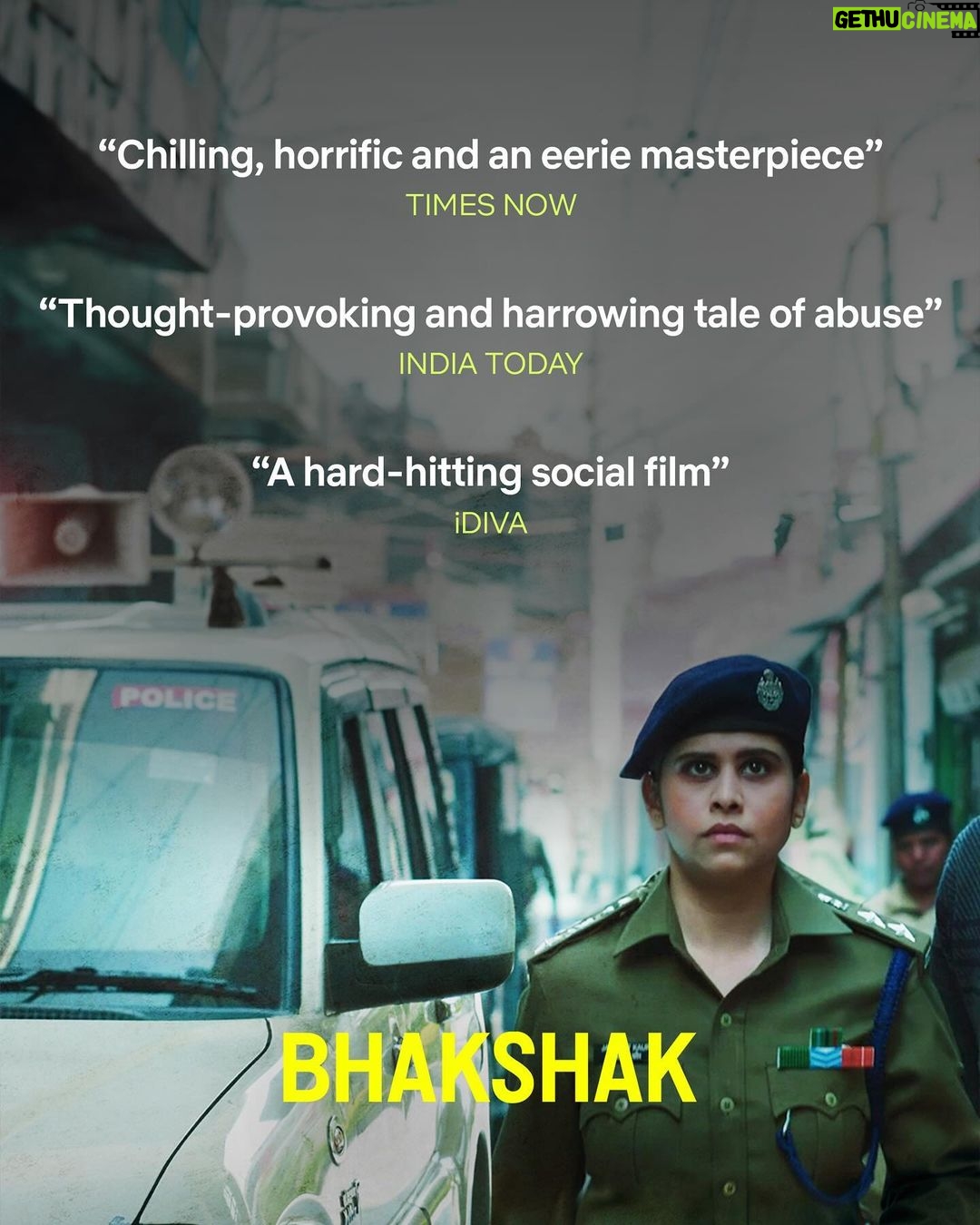 Sai Tamhankar Instagram - THIS JUST IN: Bhakshak is a MUST watch 📹 #Bhakshak a film inspired by true events, now streaming only on Netflix! #BhakshakOnNetflix @bhumipednekar @imsanjaimishra #AdityaSrivastava @saietamhankar @surya_sharma_09 @justpulkit @jyotsananath @gaurikhan @_gauravverma @redchilliesent