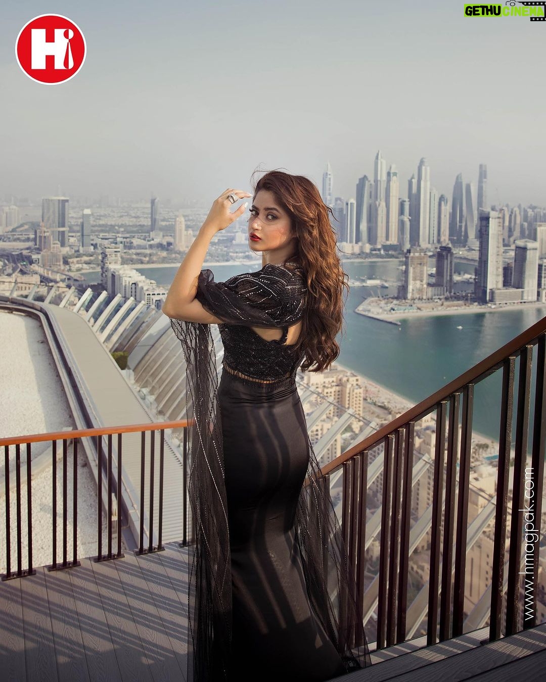 Sajal Ali Instagram - Interview: Sundus Unsar Raja @sublimerantr Wardrobe: Mariyam D Rizwan @mariyamdrizwan Photography: Shahbaz Shazi @shahbazshaziofficial Videography: Talha Yaseen @talhahahahahaha_ Styling: Tabesh Khoja @khojiiii Hairstylist: Awais Raza @hairbyawais Makeup Artist: Muhammad Salman @salman.mua Talent Management & Coordination: Maria Mahesar @maria_mahesar Jewellery: Allure by MHT @allurebymht Partner: Dubai’s Department of Economy and Tourism @visit.dubai Agency: Media Matters Communications @mediamatterspk On-set Coordination: Safa Adnan @safa_adnan Location: The View at The Palm @theviewpalm #hellopakistan #hellomagazine #pakistan #lahore #karachi #islamabad #instagood #instadaily #coverreveal #HelloLandsinDXB #TheView #Nakheel #PalmJumeirah #visitdubai #sajalaly #sajalali #TheViewPalmJumeirah #inspirewonder