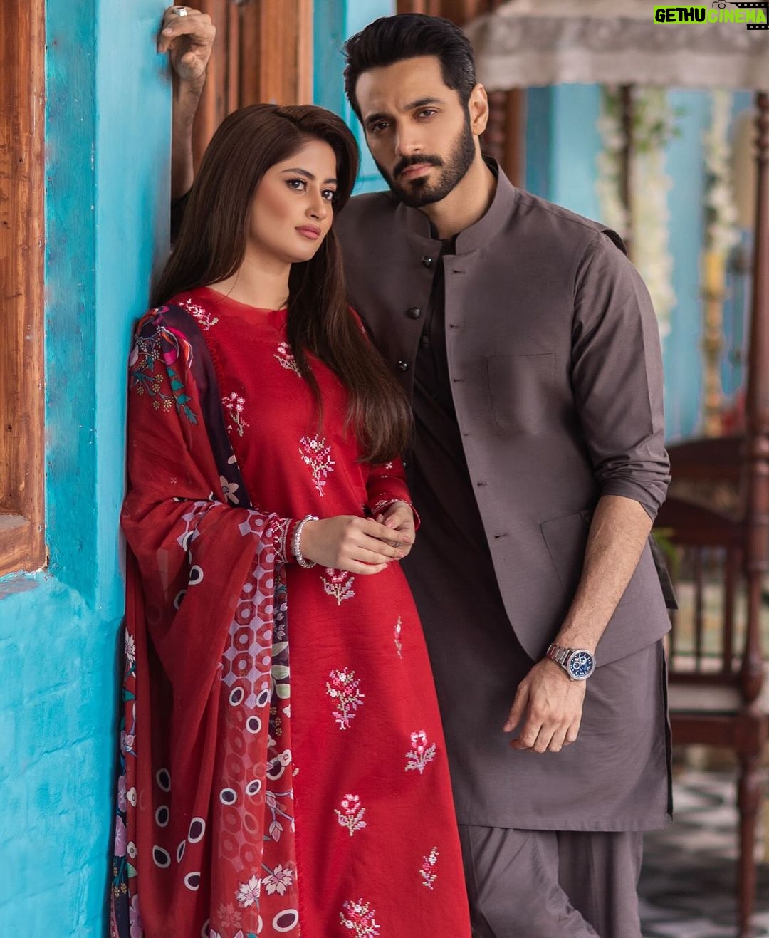 Sajal Ali Instagram - All hearts to this swoon-worthy campaign by @seranoffical. Pre-booking is live now at www.seran.com.pk