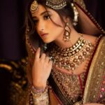Sajal Ali Instagram - Bridal Campaign for @makeupstudiobymehwish Dress: @officialfahadhussayn Jewellery: @farhatalijewellers Photography @azeemsaniofficial #makeupstudiobymehwish
