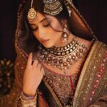 Sajal Ali Instagram - Bridal Campaign for @makeupstudiobymehwish Dress: @officialfahadhussayn Jewellery: @farhatalijewellers Photography @azeemsaniofficial #makeupstudiobymehwish