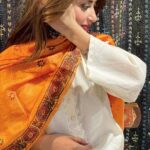 Sajal Ali Instagram - 💛 💛💛💛💛💛💛 Wearing my all time favourite @bohemebykanwal