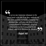 Sajal Ali Instagram – To make a donation directly, call: 021-111-DONATE (111-366283) or visit: http://www.donate.siut.org

#SIUTChildrensHospital #NotGivingUp #SIUTApnaHai #SIUTPakistan #Ramadan #Zakat #resilientparents #PediatricCardiology #PediatricNephrology #PediatricUrology