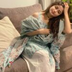 Sajal Ali Instagram – 💙
Wearing @bohemebykanwal