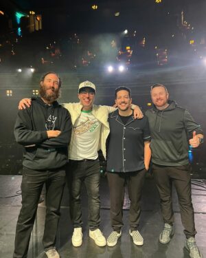 Sal Vulcano Instagram - Incredible weekend watching my brother @salvulcano crush his 1st standup special🔥
You guys are in for a treat. It looks gorgeous, the set is hilarious, and the crowds were perfect. Sal is the mensch amongst men, and worked his ass off for this. Always good being inspired by homies. @arishaffir @bramsec & @800pgm were legends, and @chrisjcomedy set the tone up top. 
Thanks for the fun Chicago!!😎