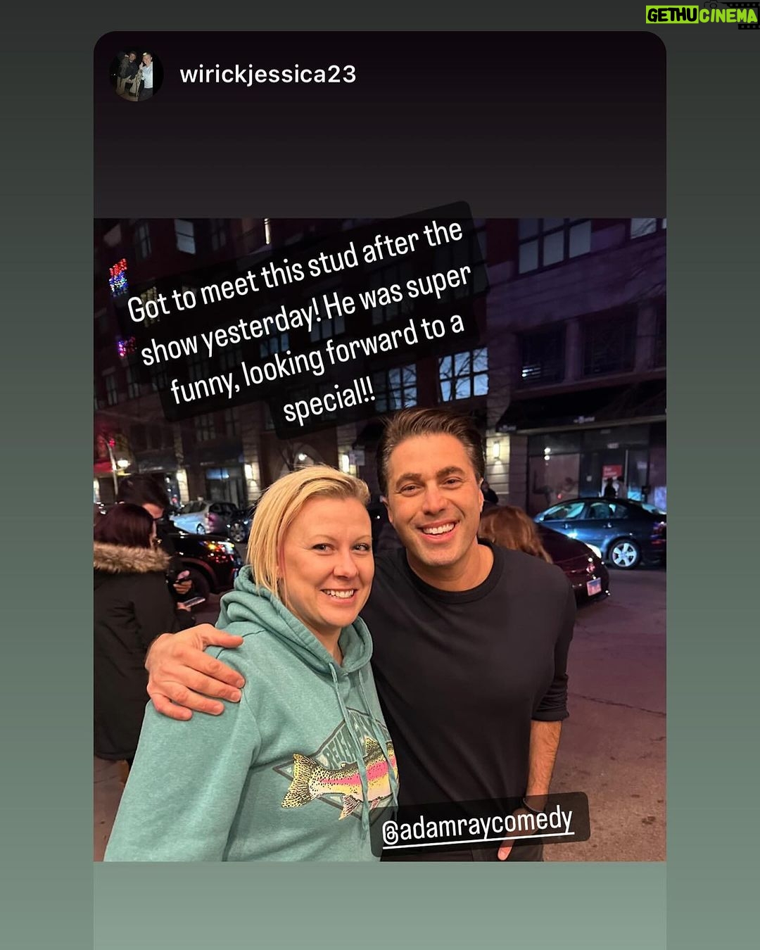 Sal Vulcano - 20K Likes - Incredible weekend watching my brother @salvulcano crush his 1st standup special🔥
You guys are in for a treat. It looks gorgeous, the set is hilarious, and the crowds were perfect. Sal is the mensch amongst men, and worked his ass off for this. Always good being inspired by homies. @arishaffir @bramsec & @800pgm were legends, and @chrisjcomedy set the tone up top.
Thanks for the fun Chicago!!😎