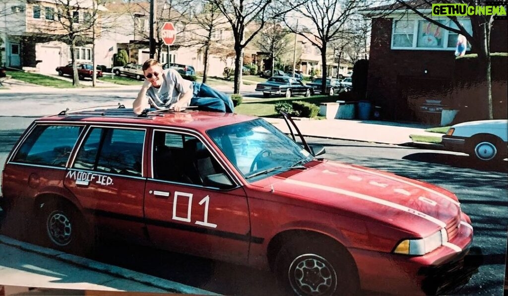 Sal Vulcano Instagram - When I was 19 my friends taped up my car to make it look like I got it painted & detailed. I never removed it. I delivered pizza for years in this car. I delivered pizza to members of the Wu Tang clan in this car. I thought it would be mortifying but people celebrated it - honking, yelling from the streets, taking pictures with it. Point is, don't forget to be ridiculous and make memories. God bless.