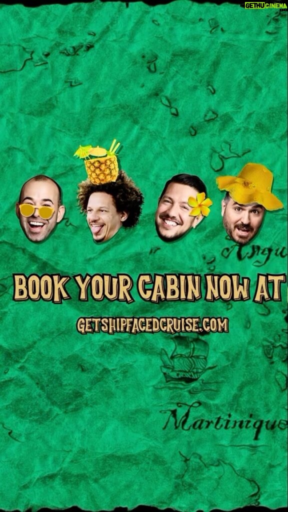 Sal Vulcano Instagram - Prepare for something amazing! January is just around the corner book your cabin right now at getshipfacedcruise.com