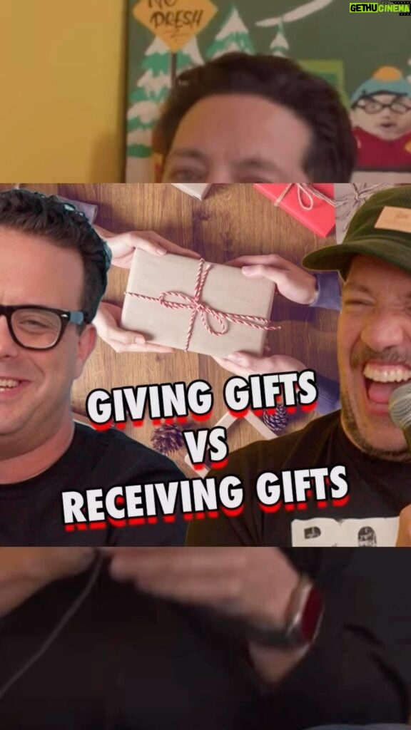 Sal Vulcano Instagram - Give gifts or receive them? WHICH BRINGS YOU MORE JOY BUDDIES?! Full ep out now!! #comedy #holidays #podcast