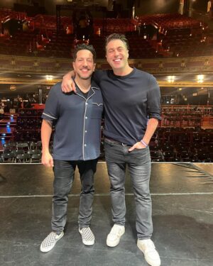 Sal Vulcano Instagram - Incredible weekend watching my brother @salvulcano crush his 1st standup special🔥
You guys are in for a treat. It looks gorgeous, the set is hilarious, and the crowds were perfect. Sal is the mensch amongst men, and worked his ass off for this. Always good being inspired by homies. @arishaffir @bramsec & @800pgm were legends, and @chrisjcomedy set the tone up top. 
Thanks for the fun Chicago!!😎