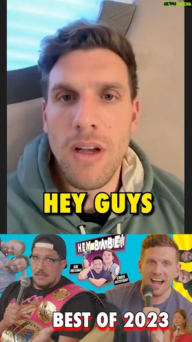 Sal Vulcano Instagram - Best of @heybabepod is out now! For full ep, click on the link in stories or go to the No Presh channel on YouTube! @chrisdcomedy @thehomelesspimp