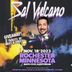 Sal Vulcano Instagram – Rochester MN! WHO WANTS A MEET AND GREET? Tag a friend in the comments for a chance to win…