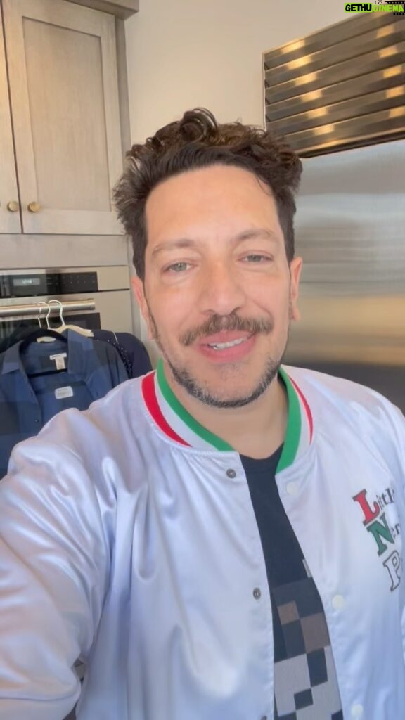 Sal Vulcano Instagram - Hold up. I could get your opinion real quick? 1. Blue & Black Flannel 2. Black/Polka Formal "Number" 3. Dark Blue "Cool" Shirt 4. DSNY 'till We Die (i love my dad but don't vote emotionally. he'll still be my dad even if I don't choose this one). Thoughts? Whatever we choose, come see me wear it LIVE in three weeks 🫶😎❤🎄🎤 ALSO! Please don't ever forget, Wu-Tang is for the children 👐 The Vic Theatre